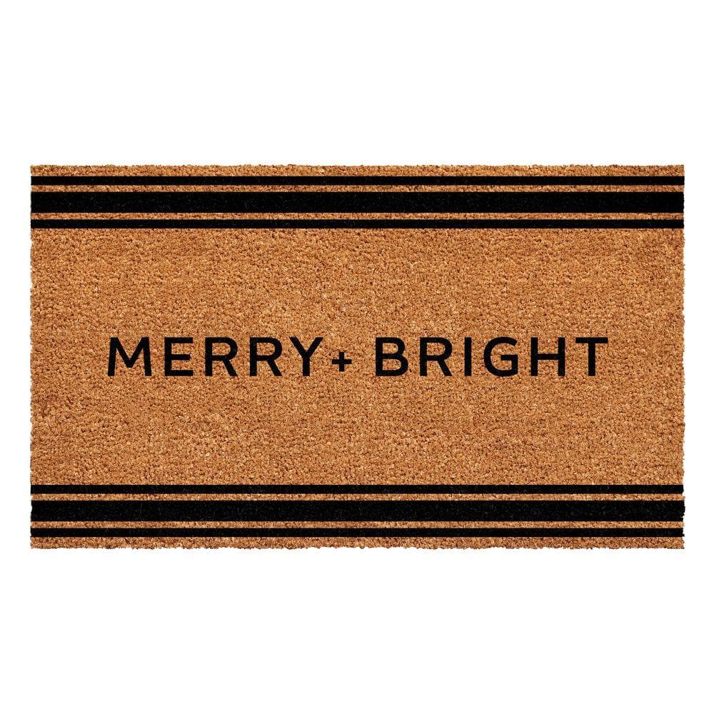 Modern Merry Doormat 24" x 36"
