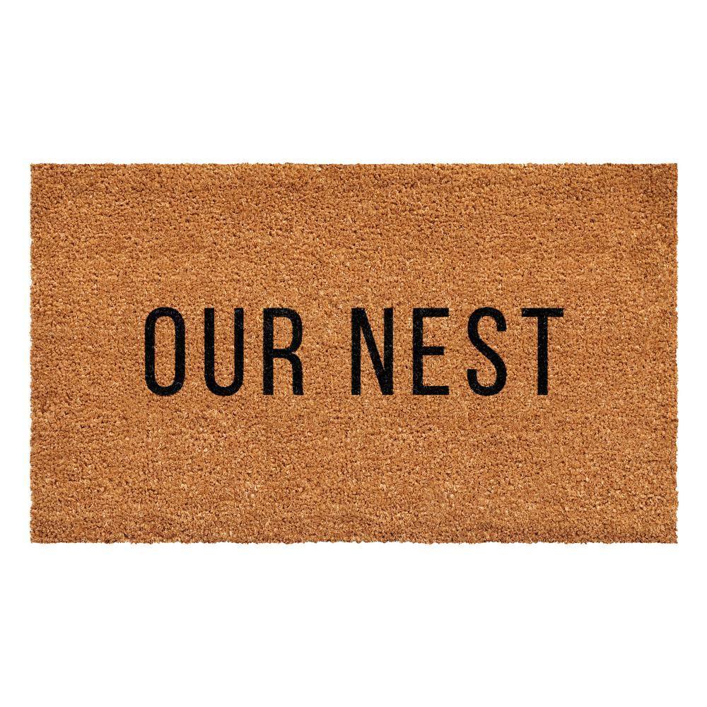 Our Nest 17 in. x 29 in. Door Mat