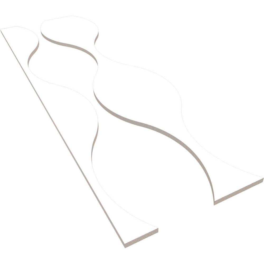 Ozark 47 in. H x 0.5 in. W Slatwall Panels in PVC 9-Pack