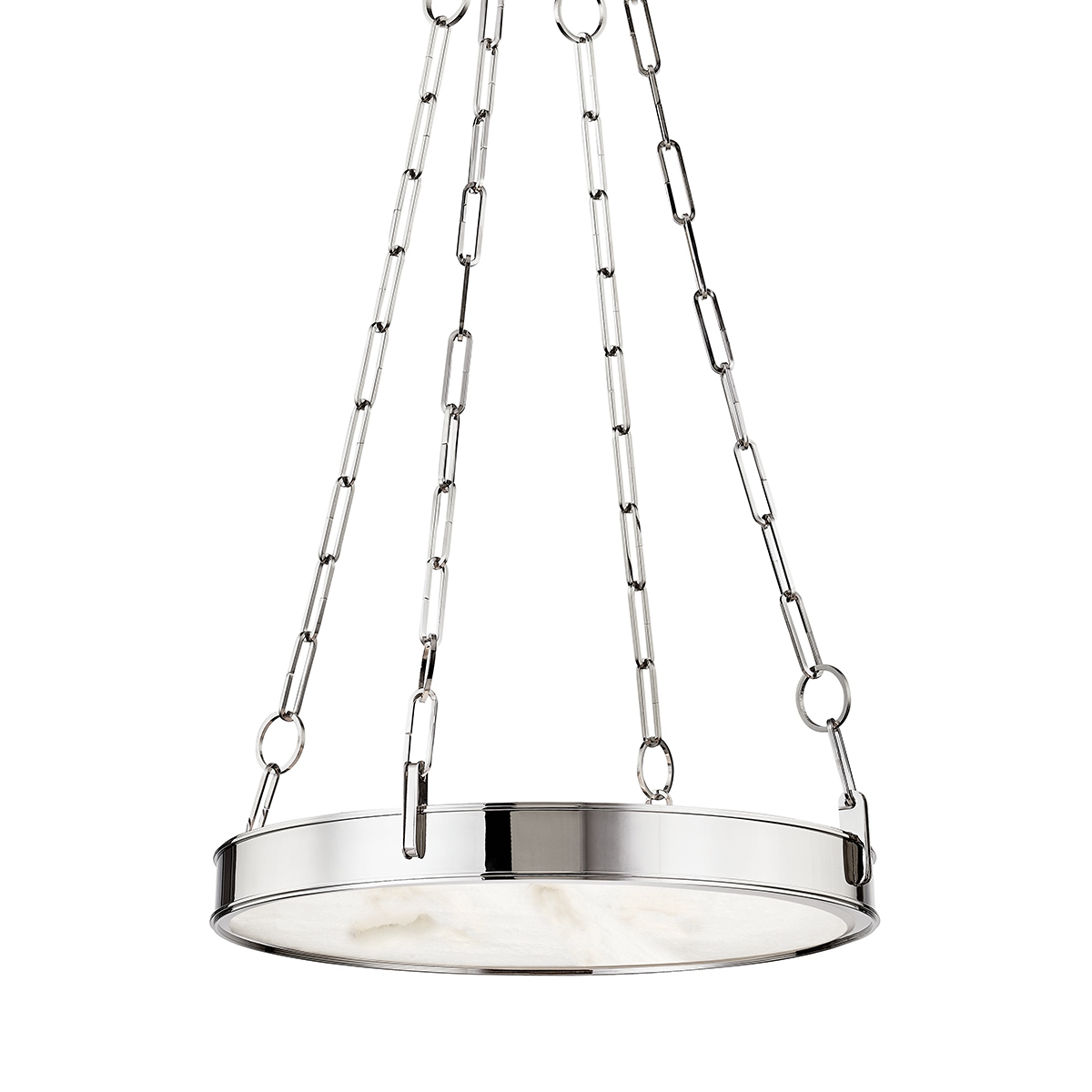 Polished Nickel LED Chandelier from the Kirby Collection