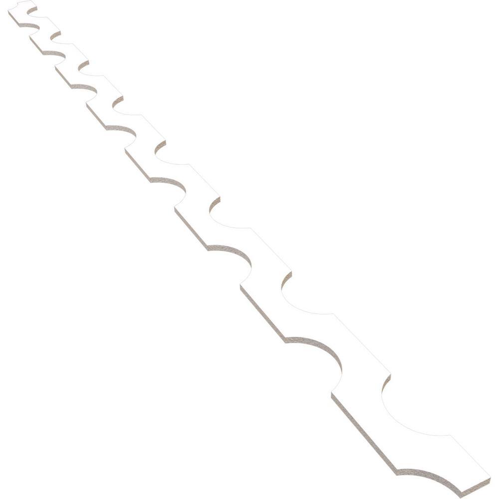 Pomeroy 94 in. H x 0.5 in. W Slatwall Panels in PVC 12-Pack