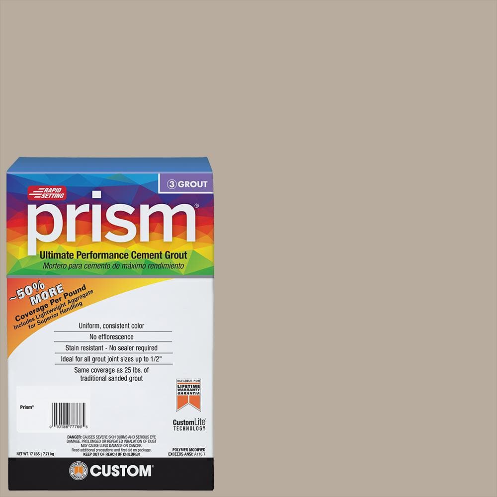 Prism #386 Oyster Gray 17 lb. Ultimate Performance Grout