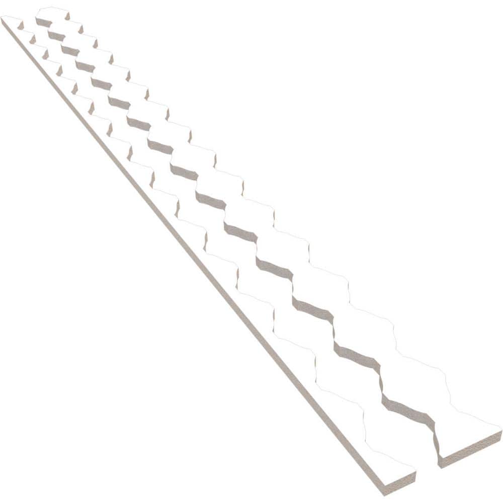 Sheyenne 47 in. H x 0.5 in. W Slatwall Panels in PVC 28-Pack