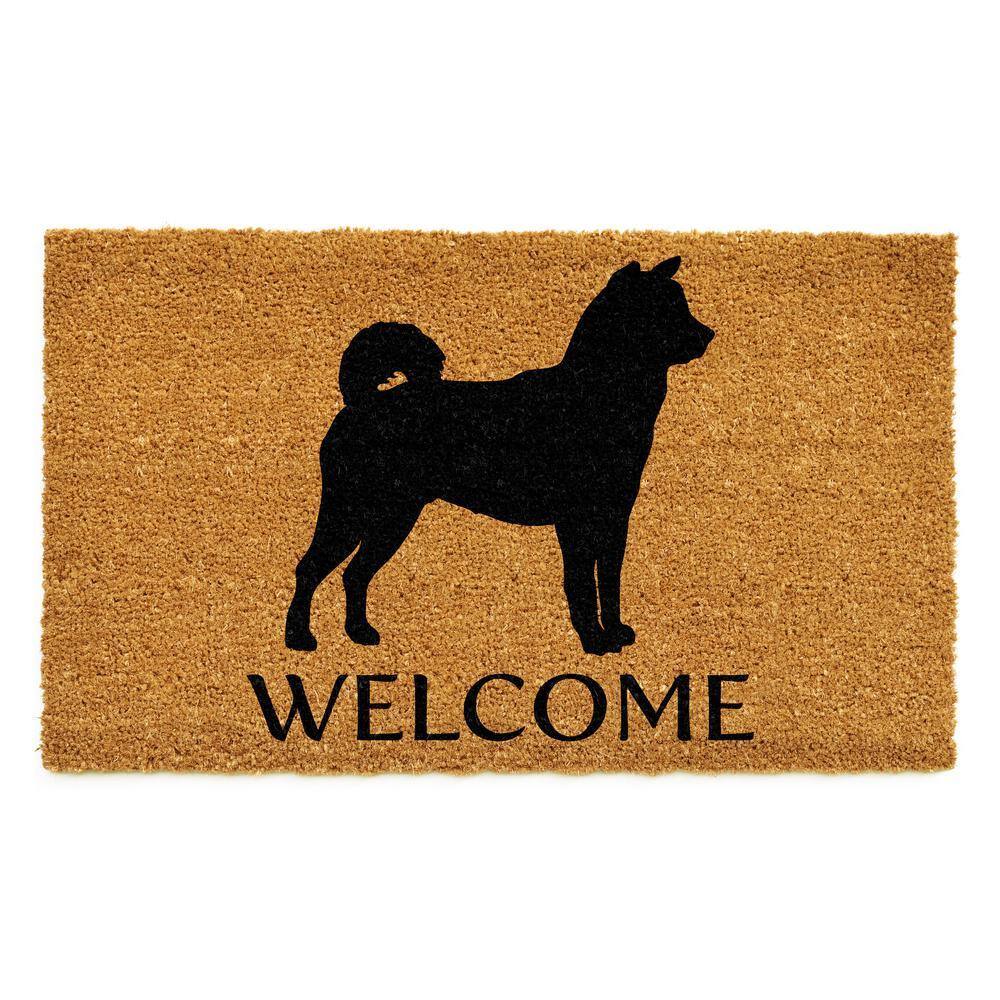 Shiba Inu Doormat 24" x 36"