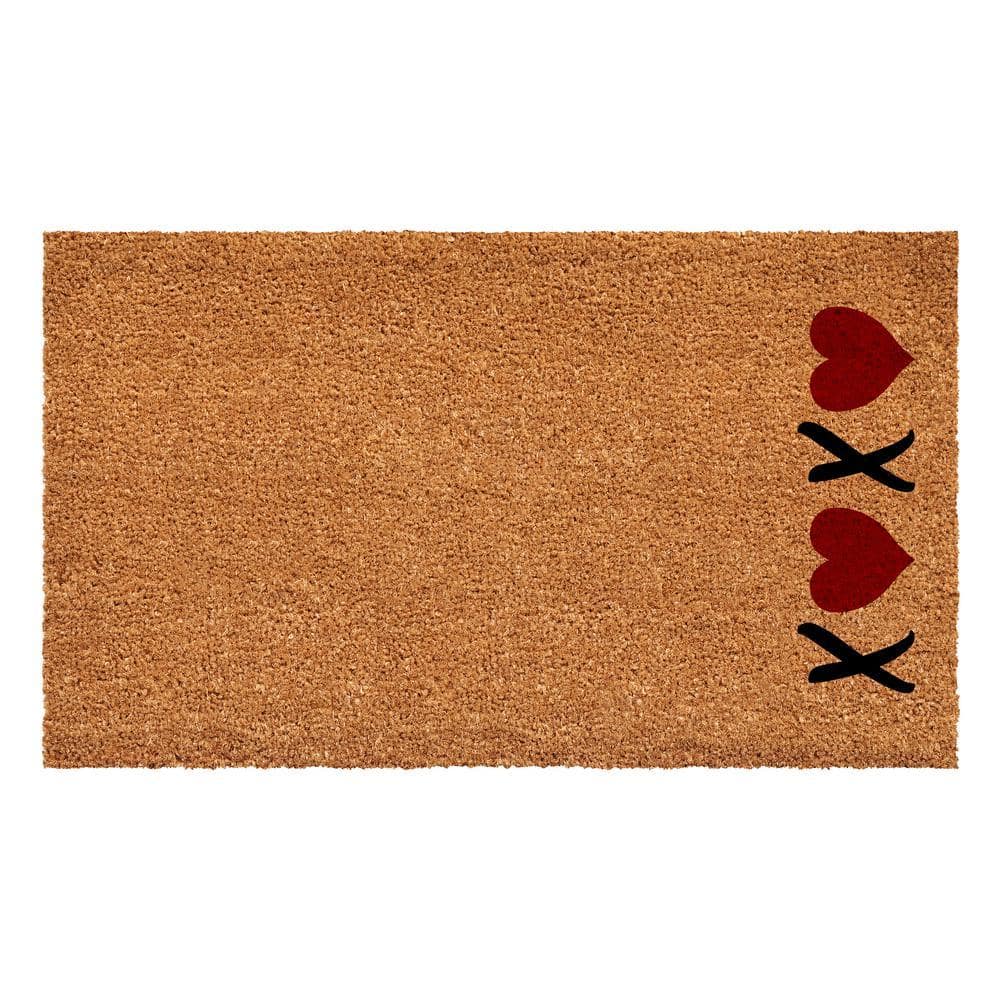 Vertical XOXO Doormat, 24" x 36"